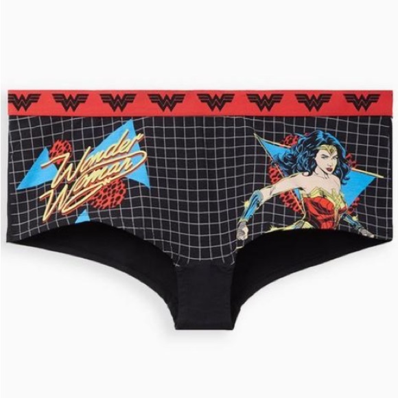 torrid Other - 3 for $30 TORRID NWT Boyshort Panty - Cotton Wonder Woman Black Size 3X 0334